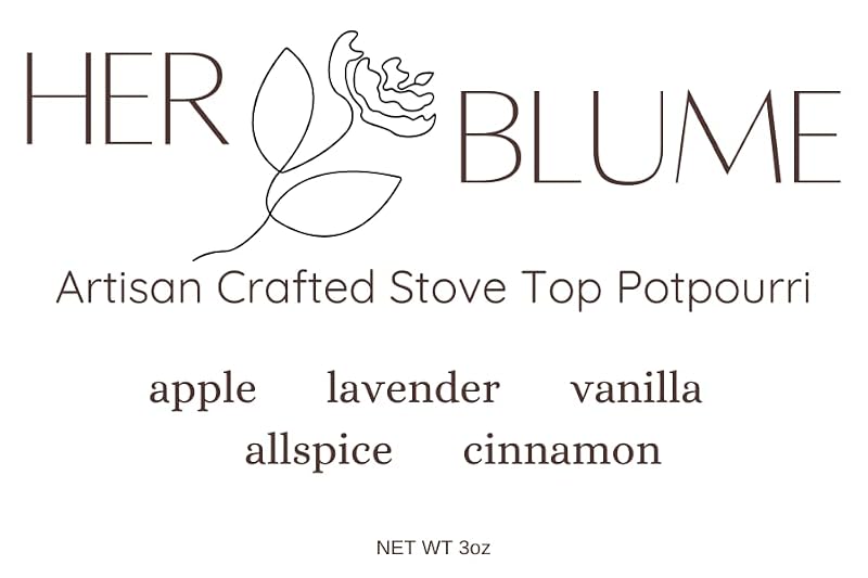 Natural Stovetop Potpourri Simmer Pot Kit - Apple, Cinnamon & Vanilla