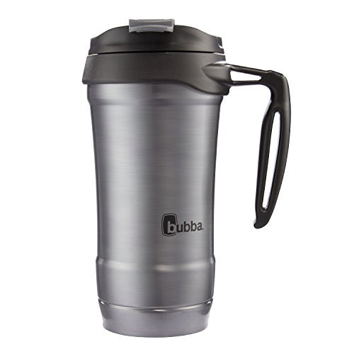 Bubba HERO 18 oz Vacuum-Insulated Stainless Steel Travel Mug with Handle, Gunmetal