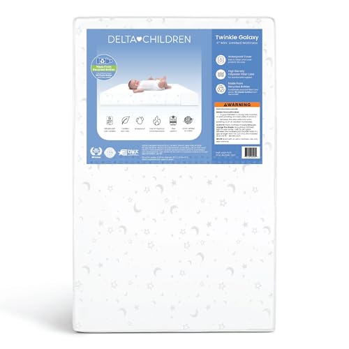 4-Inch Waterproof Mini Crib Mattress - GREENGUARD Gold Certified