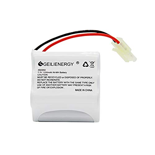 7.2V 1200mAh Ni-MH Replacement Battery for Cordless Floor Sweepers