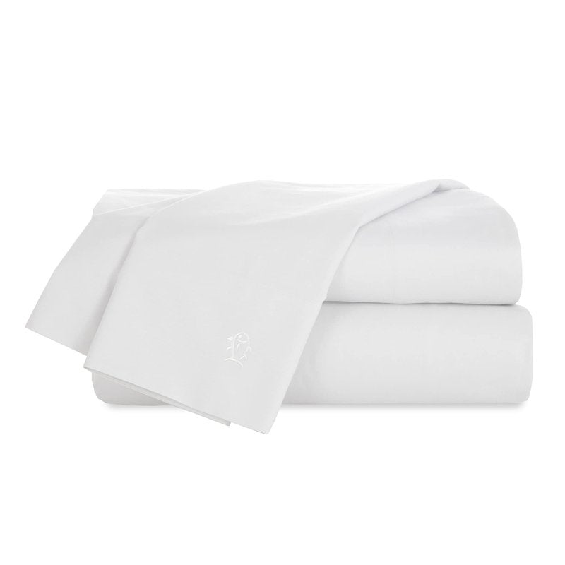 Southern Tide Cotton Twill Sheet Set – 100% Cotton, 300 Thread Count – Soft and Durable Sheets for Cozy, Everyday Luxury – Wrinkle-Resistant, Year-Round Comfort – Twin – White