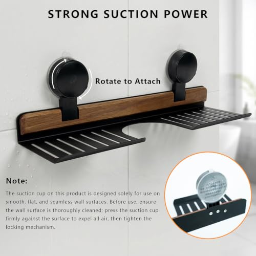 15.7-Inch Over Sink Shelf, Suction Cup Kitchen and Bathroom Organizer
