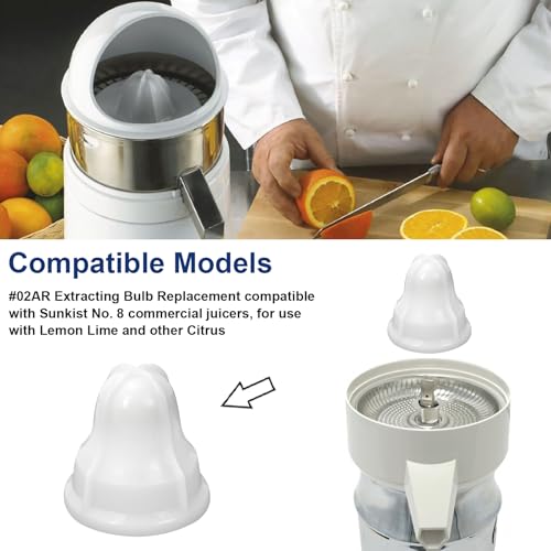 Citrus Juicer Extracting Bulb Replacement Part 02AR for Commercial Juicers