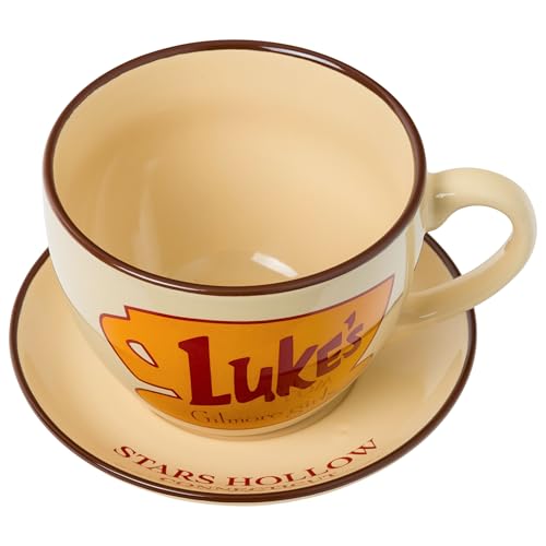 Silver Buffalo Gilmore Girls Luke’s Diner Oversized 22oz Ceramic Mug, Multicolor