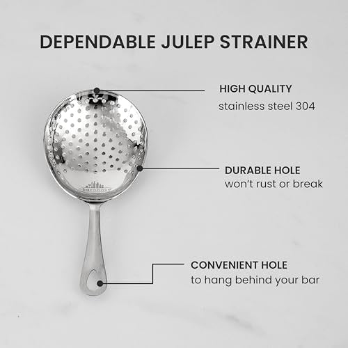 A Bar Above 3-Piece Cocktail Strainer Set - Rustproof, Ergonomic Bar Tools