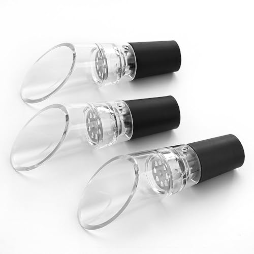 QAL White Wine Pourer Set - 6 Pack, Easy to Serve & Pour