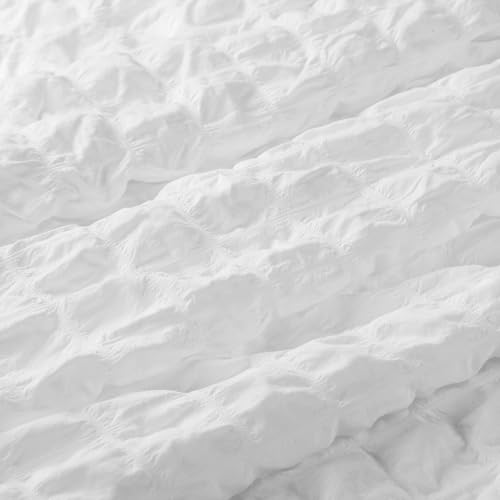 Seersucker Duvet Cover for 48x72 Weighted Blankets with Zipper