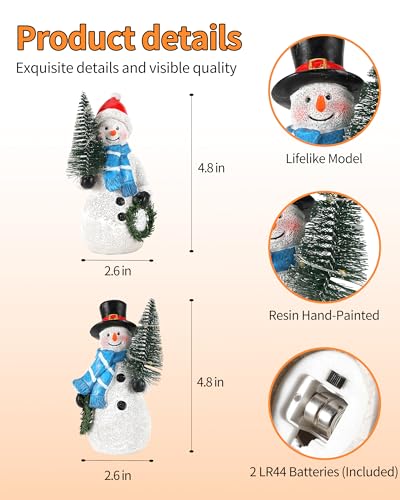 iStatue Christmas Collectible Figurines, Snowman
