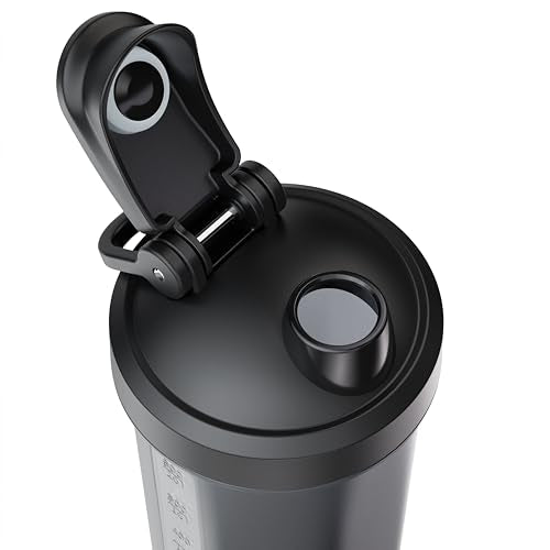 Electric Protein Shaker Bottle 24oz USB-C Rechargeable Mixer Cup