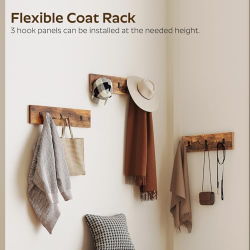 4-in-1 Hall Tree with Storage Bench, Coat Rack, and Shoe Storage Organizer