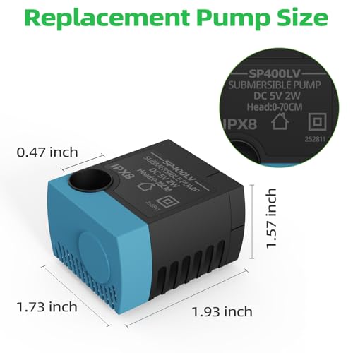 SP-400LV Ultra Quiet USB Pet Fountain Pump for Water Dispensers