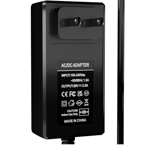 29V 2A Power Supply Adapter for Recliner Lift Chairs and Adjustable Beds