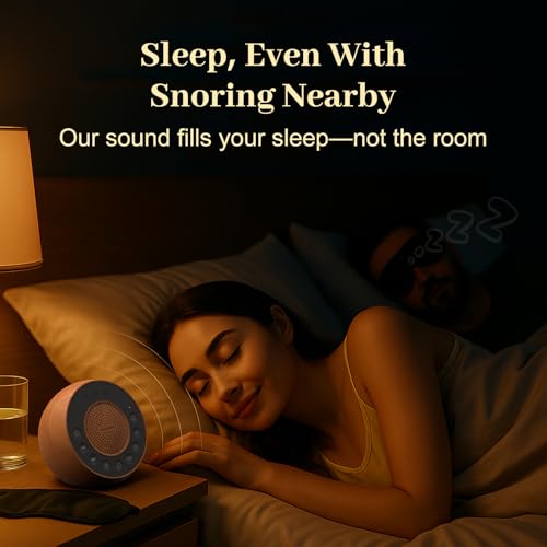 White Noise Machine with 31 Soothing Sounds and Auto-Off Timer - Wood Grain