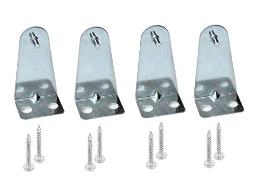 4pcs Metal Hold Down Brackets for Horizontal Blinds and Window Shades