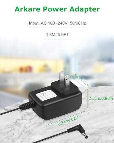 13.3V Replacement Charger for Cordless Vacuum Mop VM200 Series, 6.2ft Cord