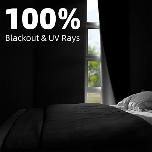 Portable 100% Blackout Curtains 40"x60" - Cuttable Travel Window Cover