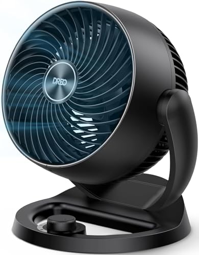 Dreo 12-Inch Quiet Table Air Circulator Fan for Bedroom and Office