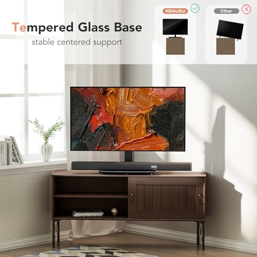 Universal Swivel Tabletop TV Stand for 19-43 Inch TVs | Height Adjustable