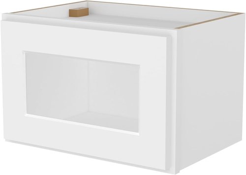 Furinno Shaker Wall Kitchen Cabinet - Single Door Design, Easy Assembly, 12" D x 18" W x 12" H, White