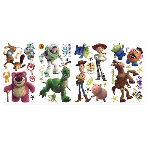 Peel and Stick Character Wall Decals with Glow in the Dark Elements