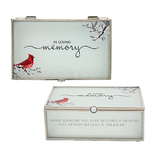 In Loving Memory Keepsake Box - Bereavement Gift & Photo Storage Decor
