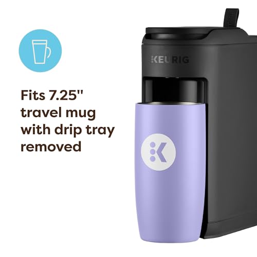 Compact Single Serve Pod Coffee Maker - 12 oz Brew Capacity, Black