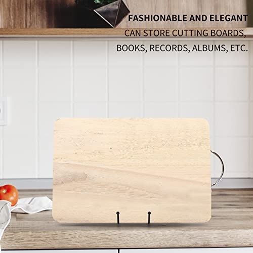 8-Inch Metal Display Stands for Plates, Photos, and Books - 5 Pack