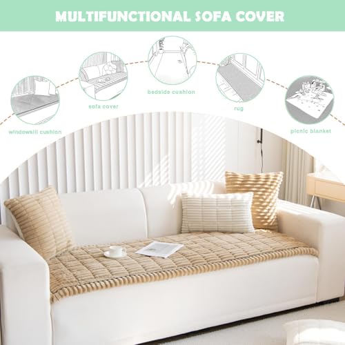 Washable Non-Slip Couch Cover for Dogs - Pet Friendly Sofa Protector