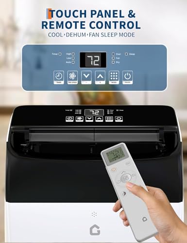 14,000 BTU Portable Air Conditioner 3-in-1 AC Unit with Dehumidifier
