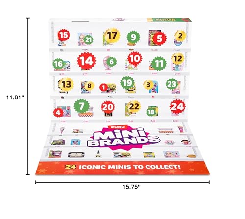 24 Days Miniature Toys Advent Calendar - Mystery Collectibles Set