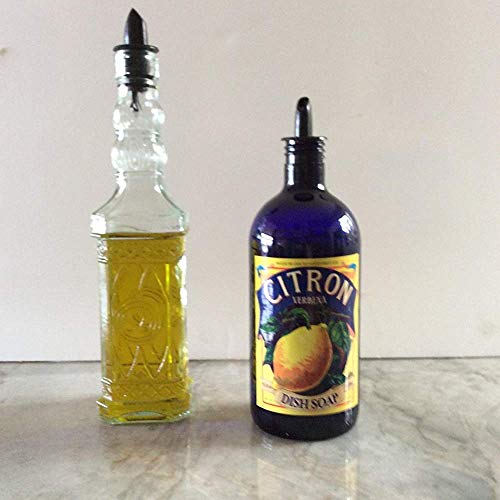 Hedume 50 Pack Liquor Bottle Pourers - Free Flow Spouts for Bars & Restaurants
