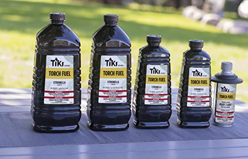 TIKI Citronella Torch Fuel Canister 12oz Pack of 1 - Lasts Up to 12 Hours