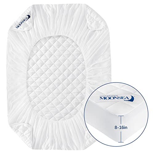 Waterproof Twin XL Mattress Pad Protector - Quilted Fitted Cover (39" x 80")