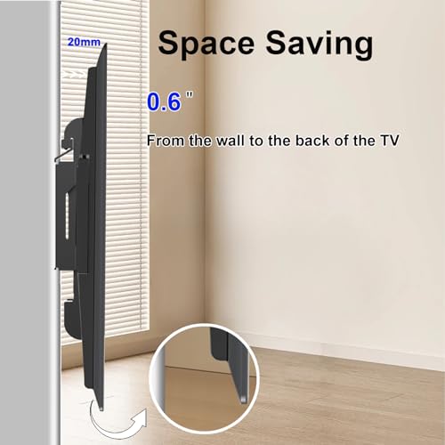 Fixed TV Wall Mount Bracket for 14-42 Inch Flat Screens & Monitors