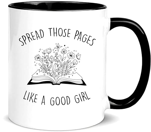 Funny Good Girl Reader Mug - 11oz Ceramic Coffee Cup for Book Lovers