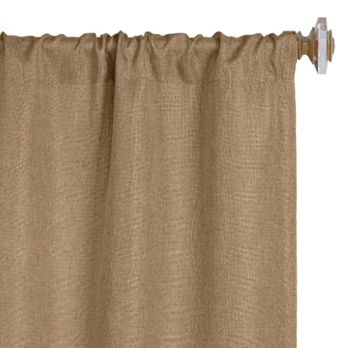 Blackout Curtains Set of 2, Room Darkening Thermal Drapes 26" x 84"
