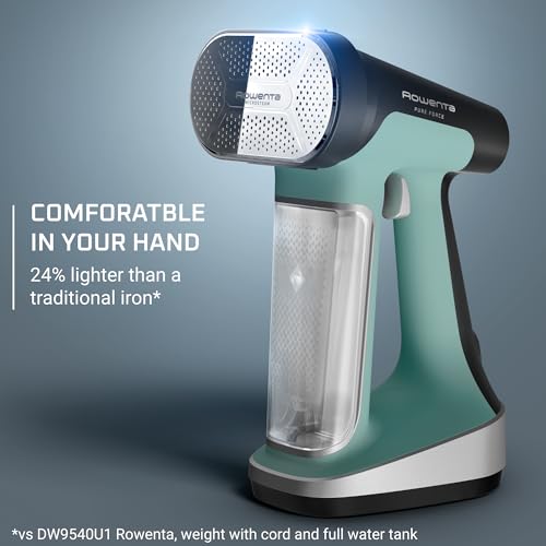 Rowenta Pure Force 2-in-1 Clothes Steamer & Iron 1875W Green DR8822