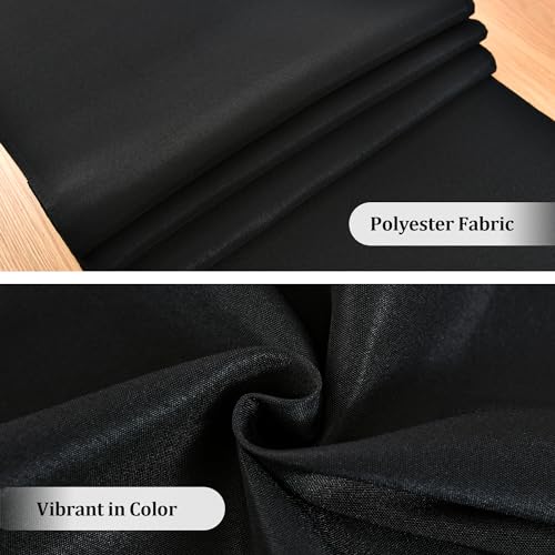 Farmhouse Black Table Runner 12x48 Inch for Dining Coffee Table Decor