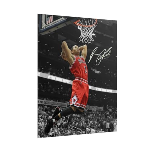 Derrick Rose Signed Autograph Wall Art - High-Resolution Limited Edition Photo