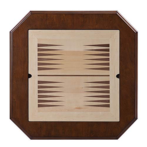 Reversible 3-in-1 Game Table with Storage Drawers - 20-Inch Square