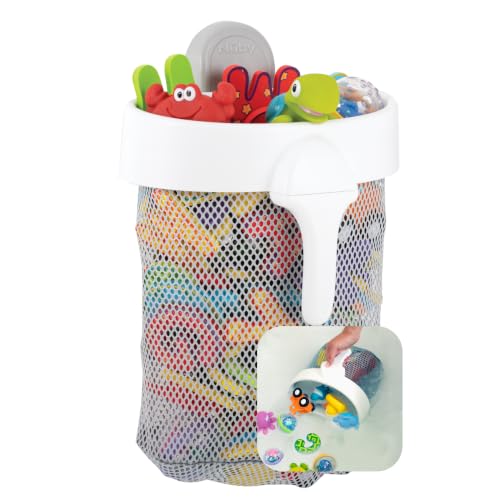 Nuby Quick-Dry Mesh Bath Toy Caddy & Storage Organizer with Suction Hanger