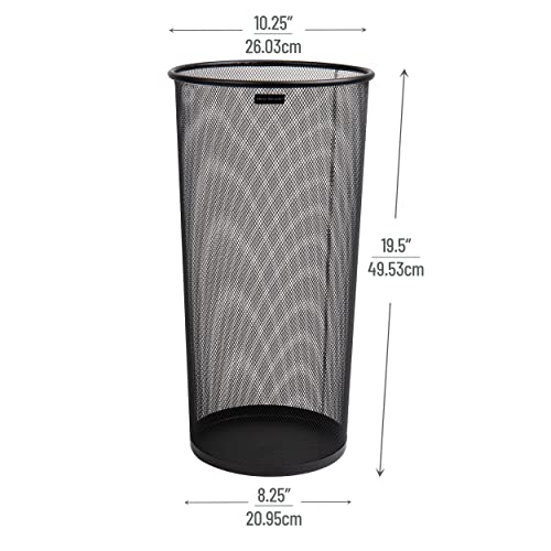 Metal Mesh Umbrella Stand - Multipurpose Entryway & Office Organizer