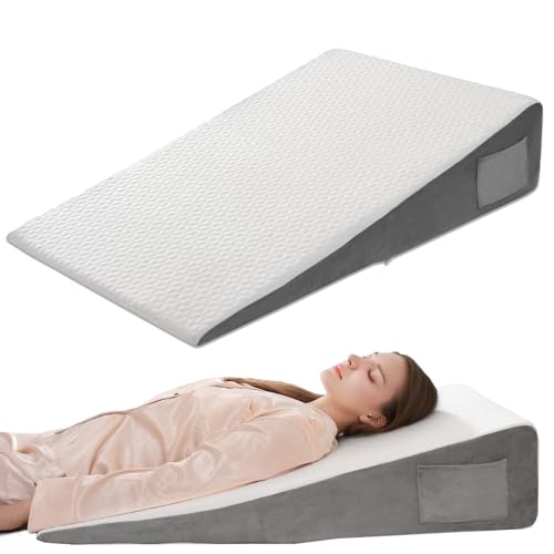 Vekkia 34" Extra-Long Bed Wedge Pillow for Acid Reflux & Back Support
