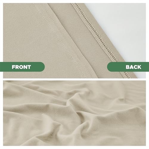 Queen Stretch Box Spring Cover - 4-Sided Bed Skirt Alternative