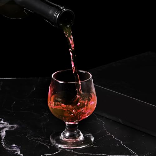Meanplan 48 Pack Mini Snifter Glasses 1.7 oz Cognac & Brandy Tasting Cups