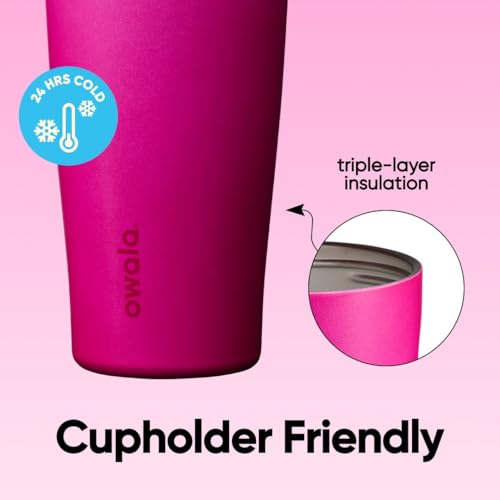 Owala FreeSip 40 oz Stainless Steel Water Bottle Read My Lips