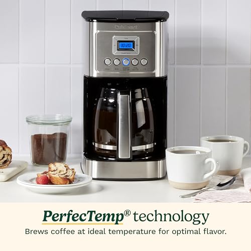 14-Cup Programmable Stainless Steel Coffee Maker with Glass Carafe