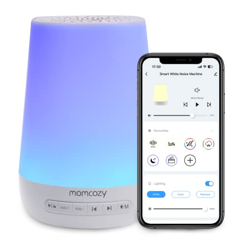 Momcozy Smart Baby Sound Machine & Night Light with App Control