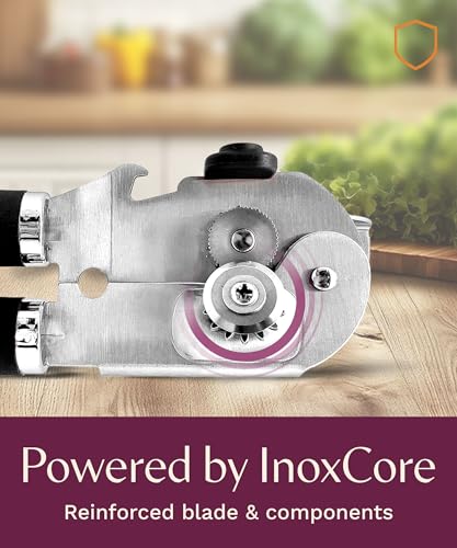 Heavy Duty Manual Can Opener with Magnetic Lid Lifter & Bottle Opener