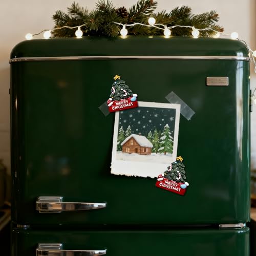 OFDNE Style13 Christmas Fridge Magnets – Cute Cane Candy Designs, 1Pcs